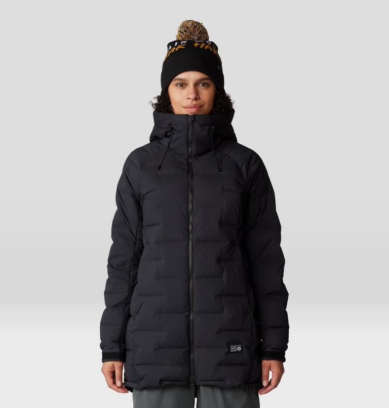 Women's Stretchdown Parka, Color: Black, image 1