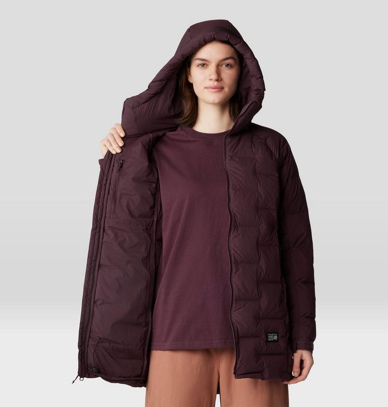 Women's Stretchdown Parka, Color: Blackberry, image 8