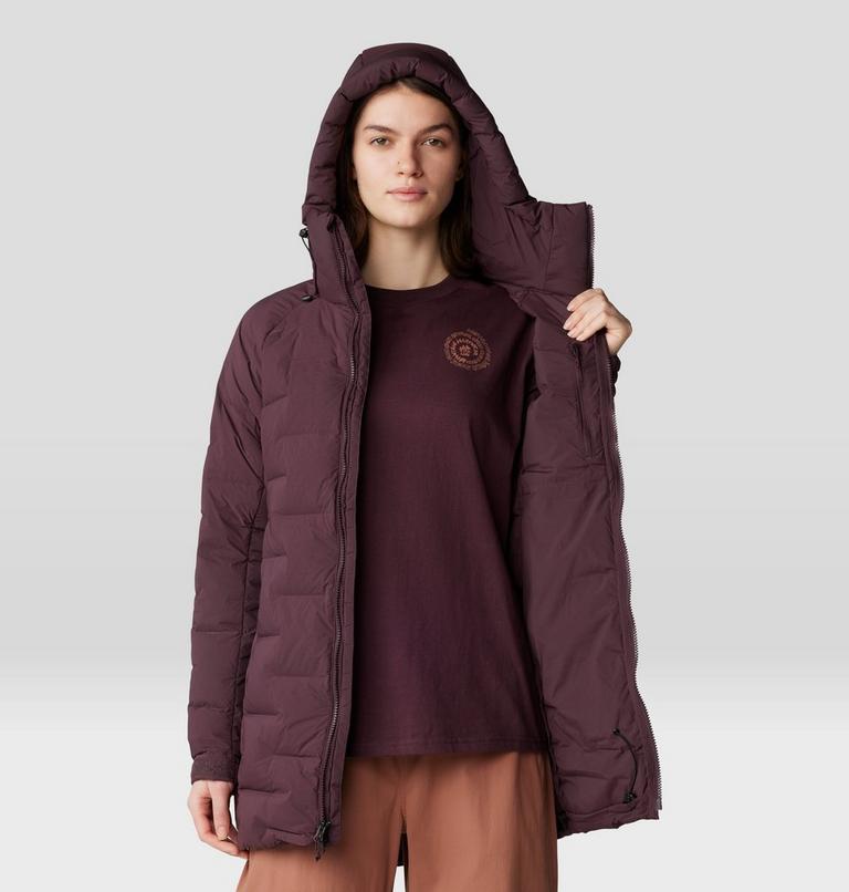 Women's Stretchdown Parka, Color: Blackberry, image 9