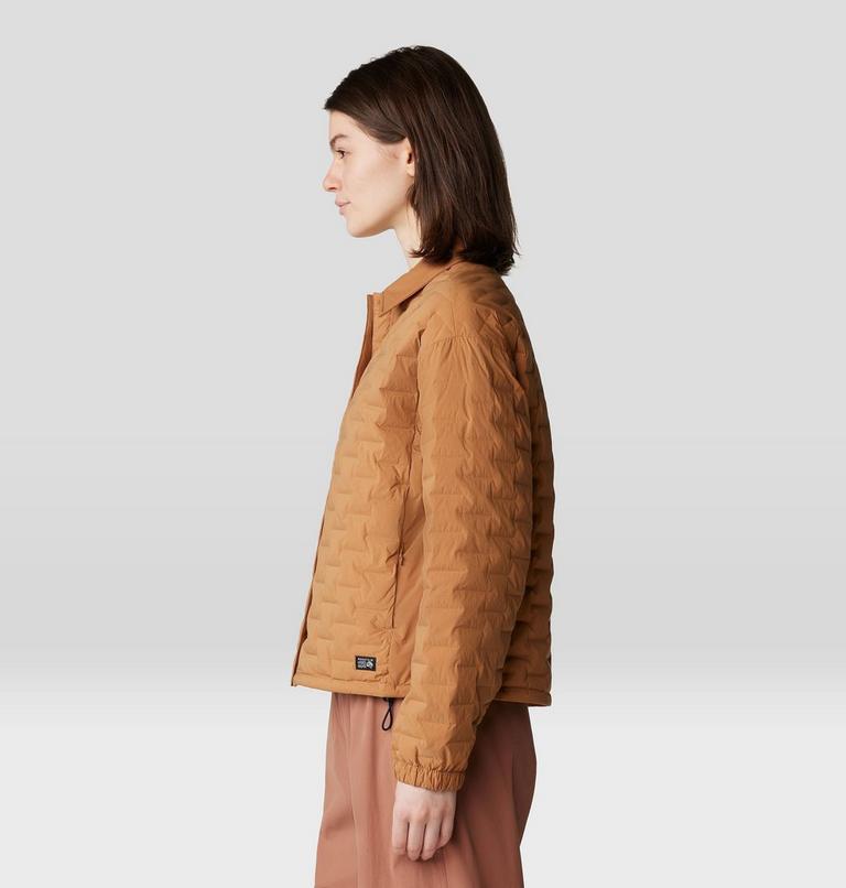 Women's Stretchdown Light Snap Jacket, Color: Copper Clay, image 3