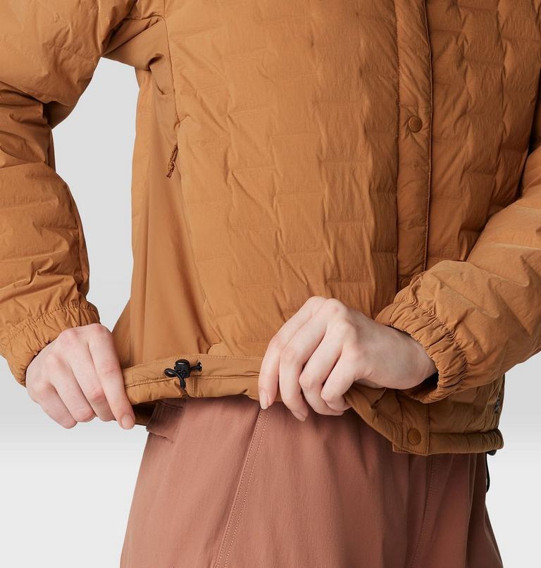 Women's Stretchdown Light Snap Jacket, Color: Copper Clay, image 6