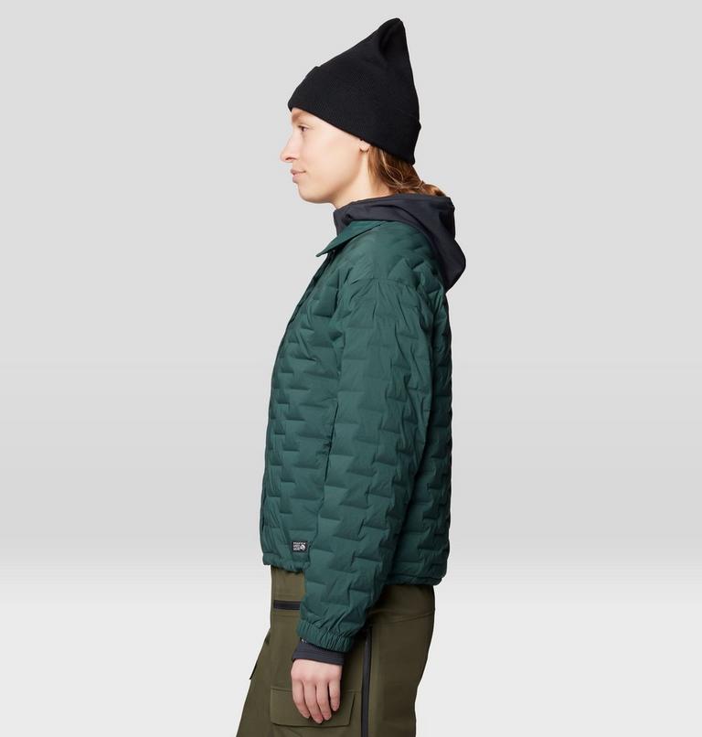 Women's Stretchdown Light Snap Jacket, Color: Verve, image 3