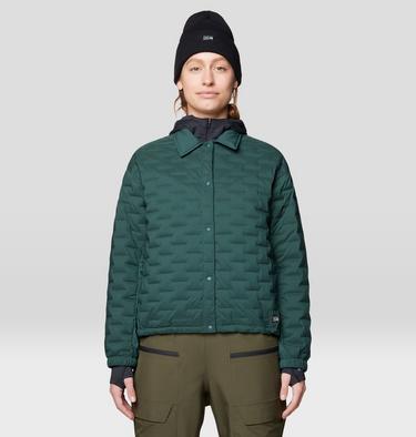 Women's Stretchdown Light Snap Jacket, Color: Verve, image 5