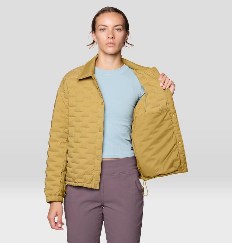 Women's Stretchdown Light Snap Jacket, Color: Grassland, image 6