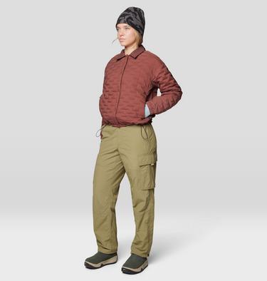 Women's Stretchdown Light Snap Jacket, Color: Bourbon Brown, image 4