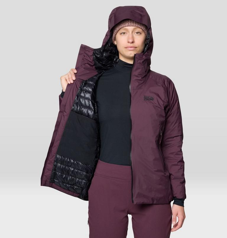 Women's Storm Whisperer Insulated Jacket, Color: Blackberry, image 6