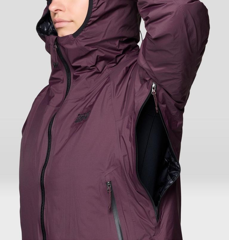 Women's Storm Whisperer Insulated Jacket, Color: Blackberry, image 8