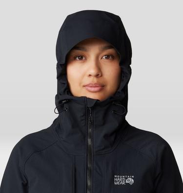 Women's Chockstone Alpine Hooded Jacket, Color: Black, image 4