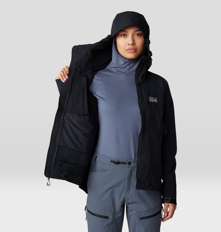 Women's Chockstone Alpine Hooded Jacket, Color: Black, image 8