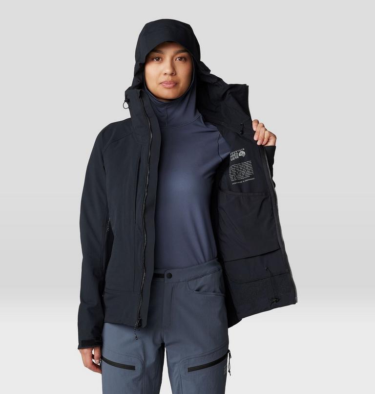Women's Chockstone Alpine Hooded Jacket, Color: Black, image 9
