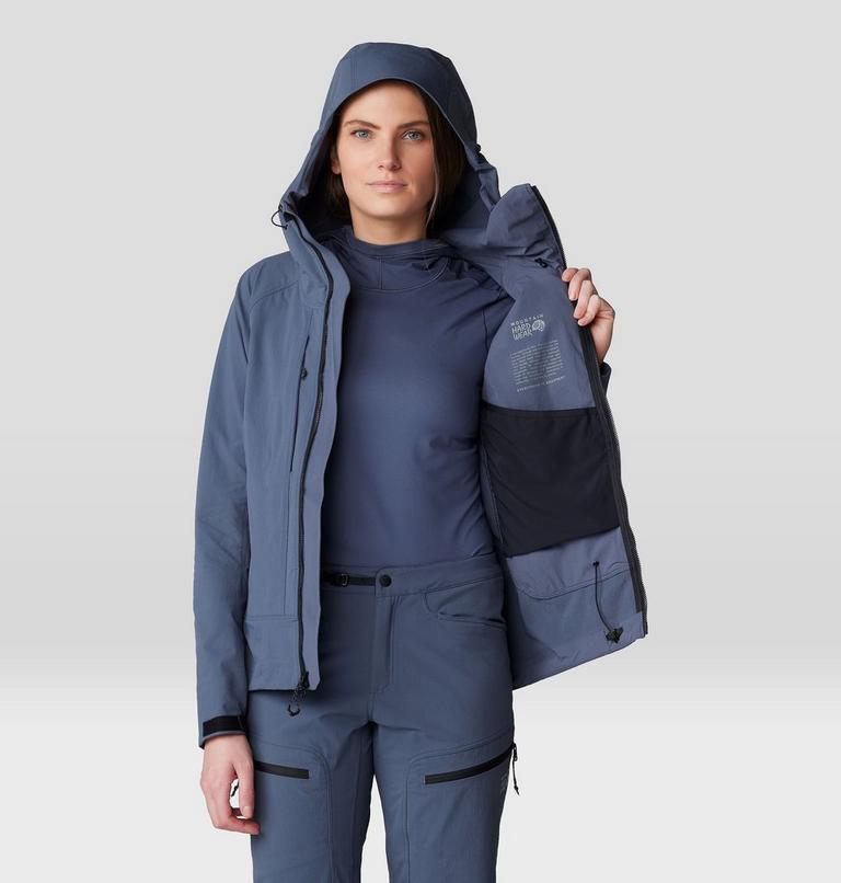 Women's Chockstone Alpine Hooded Jacket, Color: Blue Slate, image 8