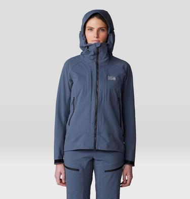 Women's Chockstone Alpine Hooded Jacket, Color: Blue Slate, image 1