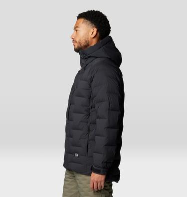 Men's Stretchdown Parka, Color: Black, image 3