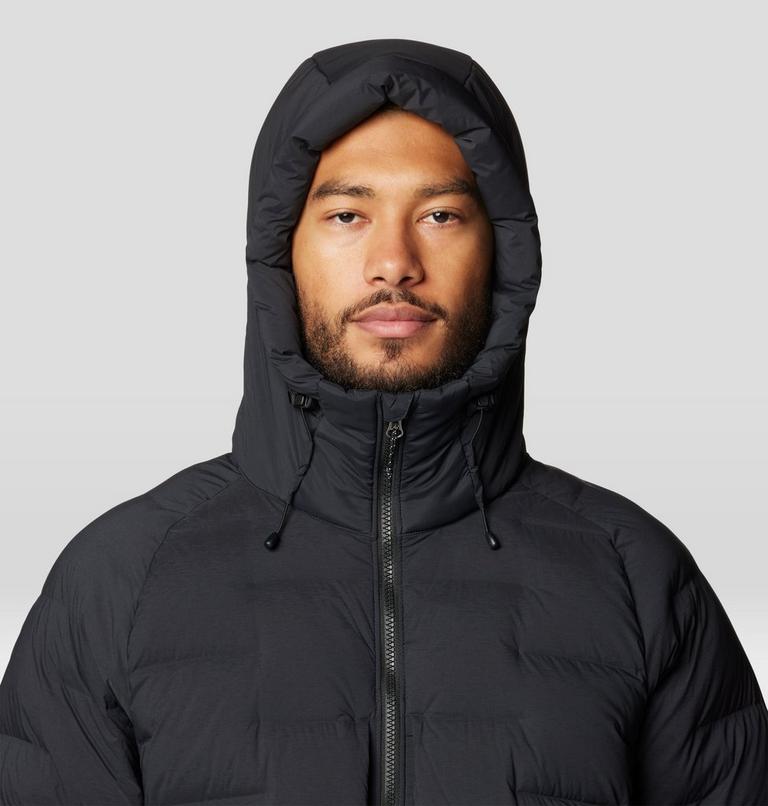 Men's Stretchdown Parka, Color: Black, image 4