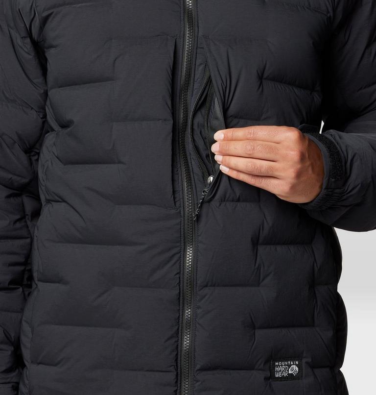 Men's Stretchdown Parka, Color: Black, image 7