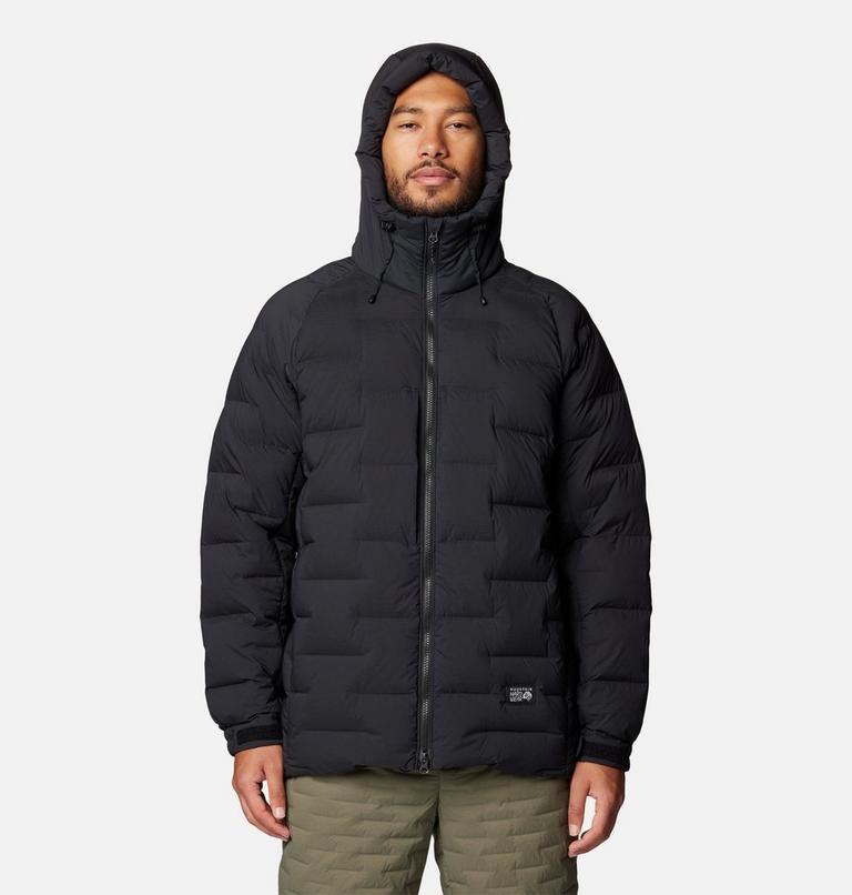 Men's Stretchdown Parka, Color: Black, image 1