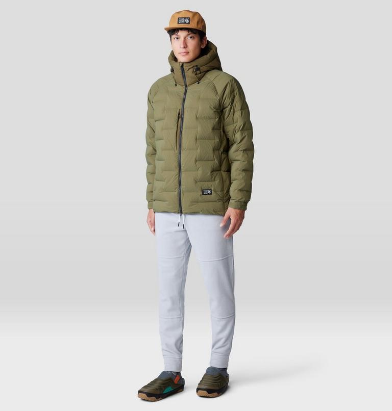 Men's Stretchdown Parka, Color: Combat Green, image 13