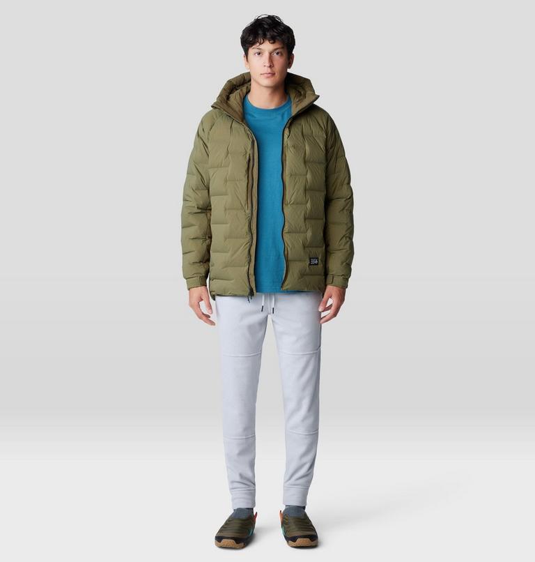Men's Stretchdown Parka, Color: Combat Green, image 14