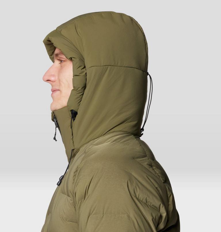 Men's Stretchdown Parka, Color: Combat Green, image 5