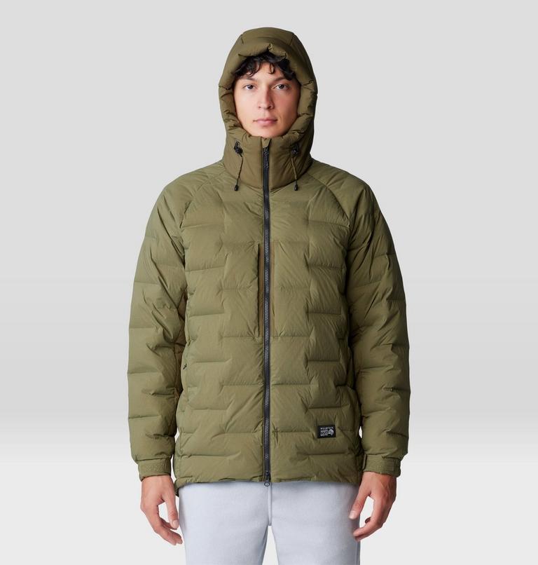 Men's Stretchdown Parka, Color: Combat Green, image 9