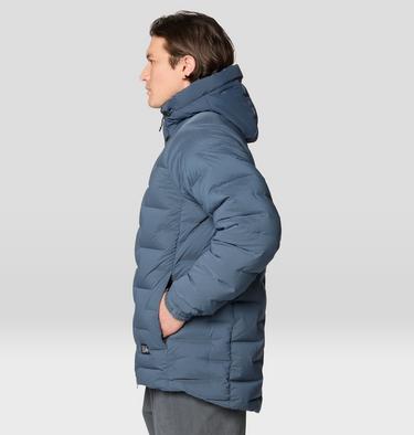 Men's Stretchdown Parka, Color: Moon Blue, image 7