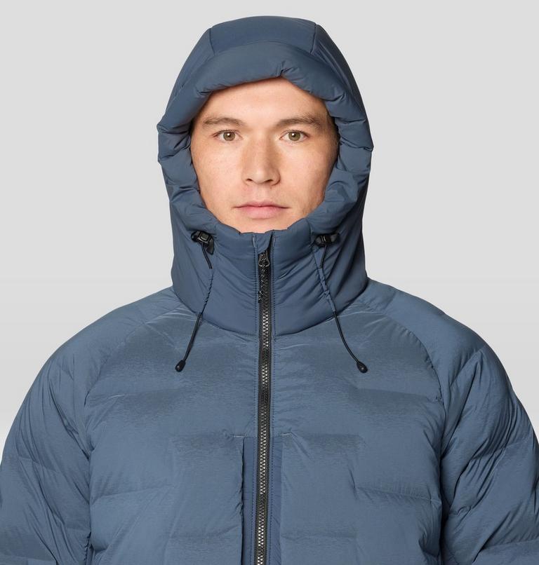 Men's Stretchdown Parka, Color: Moon Blue, image 4
