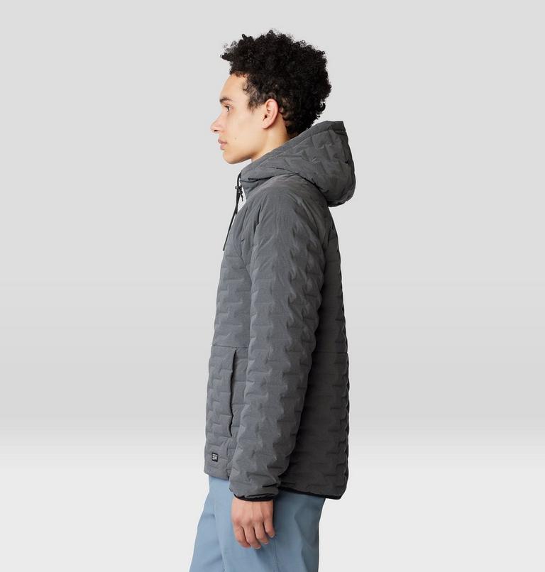 Men's Stretchdown Light Full Zip Hoody, Color: Volcanic Heather, image 3