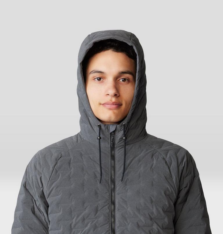Men's Stretchdown Light Full Zip Hoody, Color: Volcanic Heather, image 4