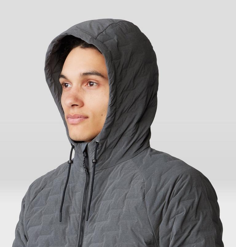 Men's Stretchdown Light Full Zip Hoody, Color: Volcanic Heather, image 5