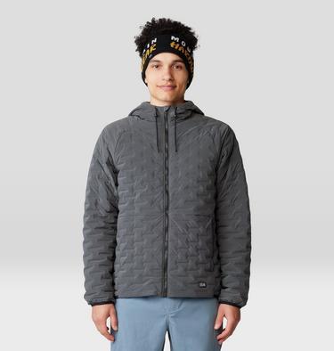 Men's Stretchdown Light Full Zip Hoody, Color: Volcanic Heather, image 13