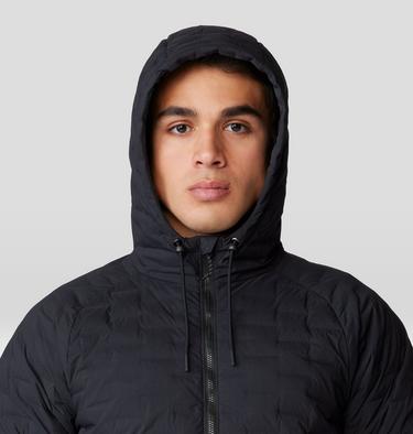 Men's Stretchdown Light Full Zip Hoody, Color: Black, image 24