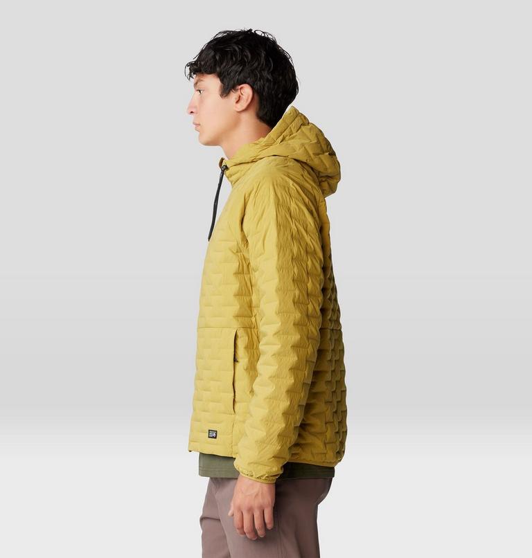 Men's Stretchdown Light Full Zip Hoody, Color: Dark Bolt, image 3