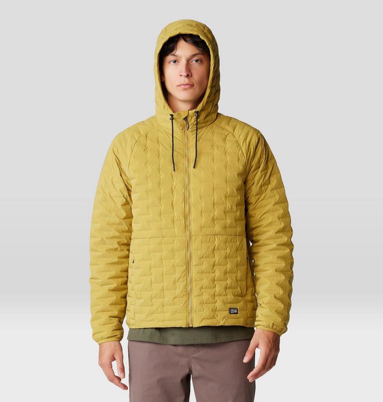 Men's Stretchdown Light Full Zip Hoody, Color: Dark Bolt, image 8