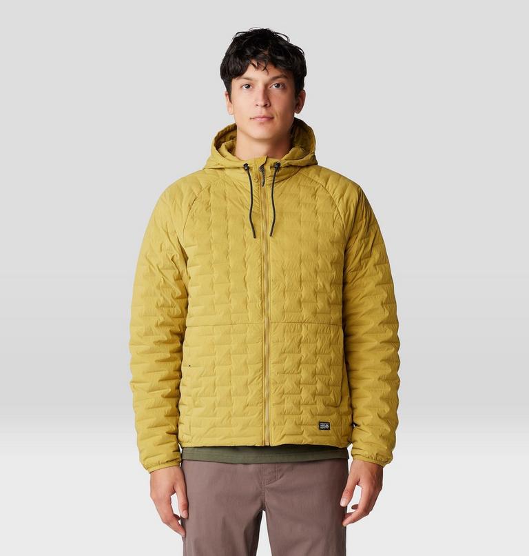 Men's Stretchdown Light Full Zip Hoody, Color: Dark Bolt, image 1