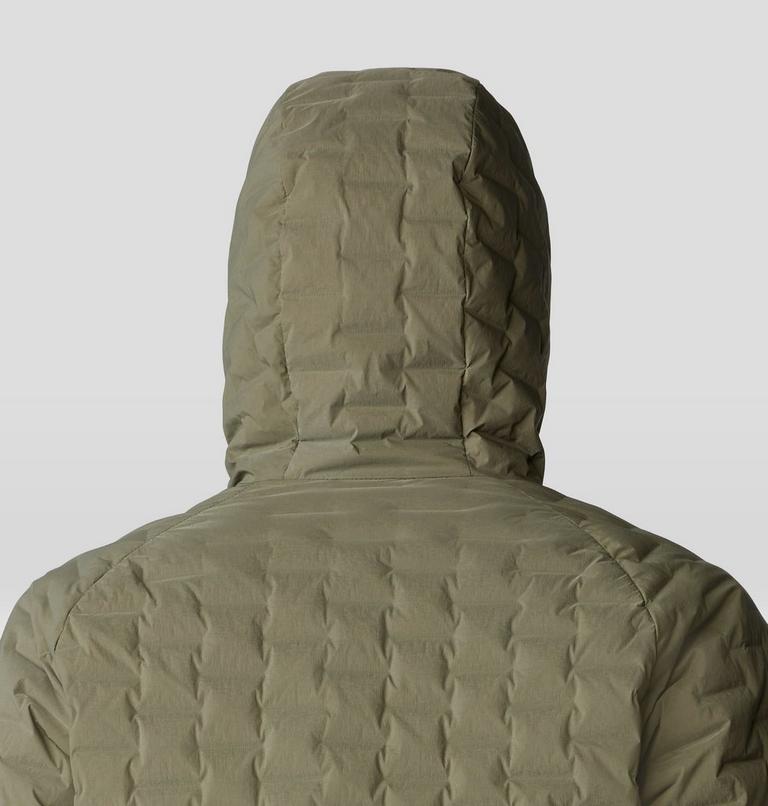 Men's Stretchdown Light Full Zip Hoody, Color: Stone Green, Mantis Green, image 7
