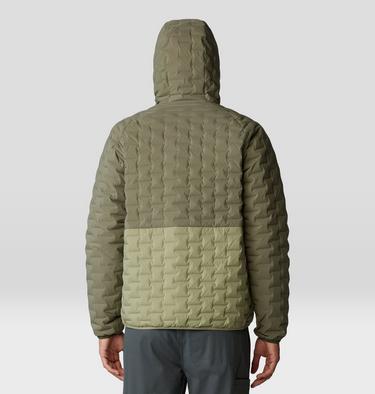 Men's Stretchdown Light Full Zip Hoody, Color: Stone Green, Mantis Green, image 2