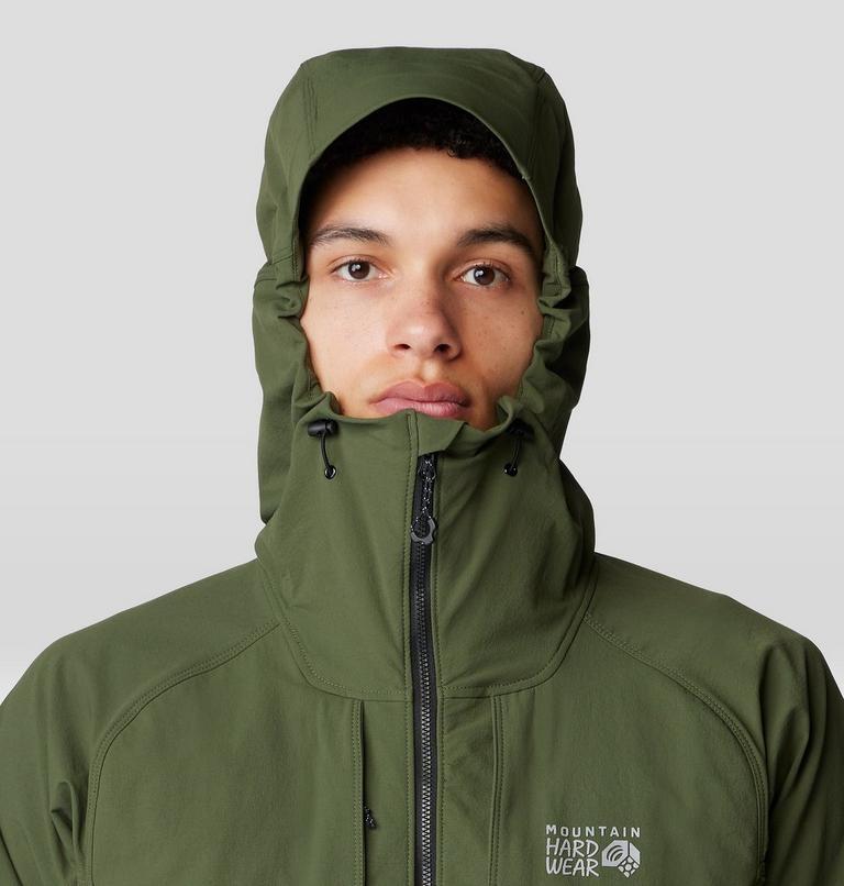 Men's Chockstone Alpine Hooded Jacket, Color: Surplus Green, image 4