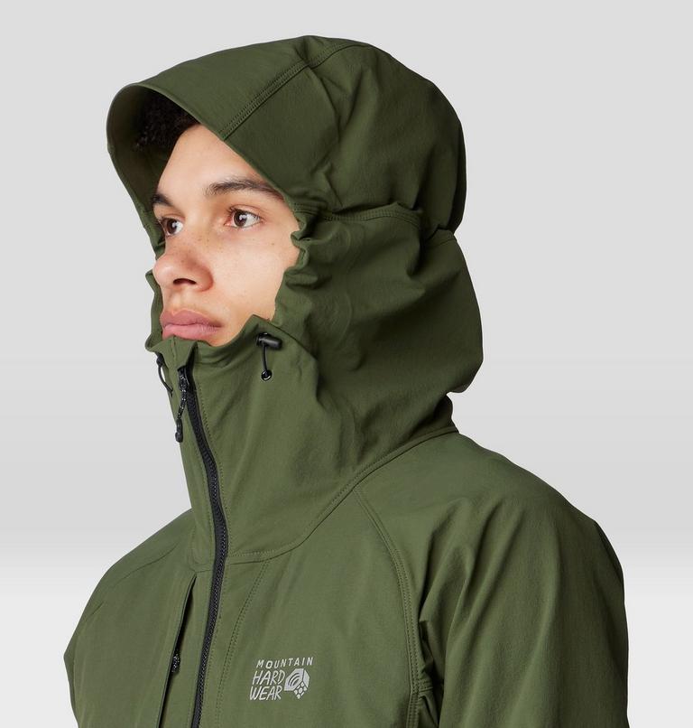 Men's Chockstone Alpine Hooded Jacket, Color: Surplus Green, image 5