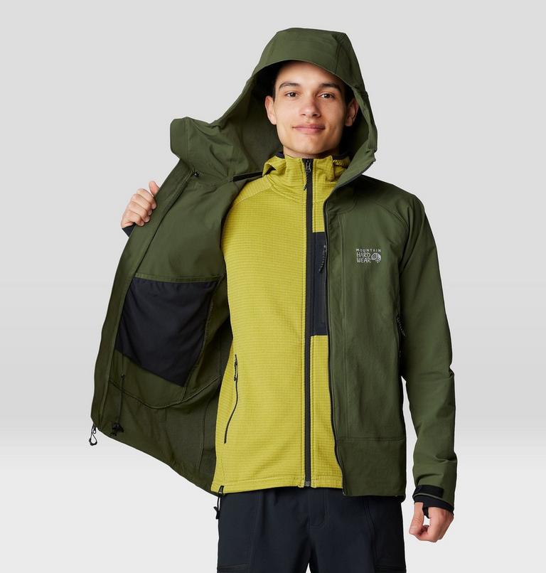 Men's Chockstone Alpine Hooded Jacket, Color: Surplus Green, image 9