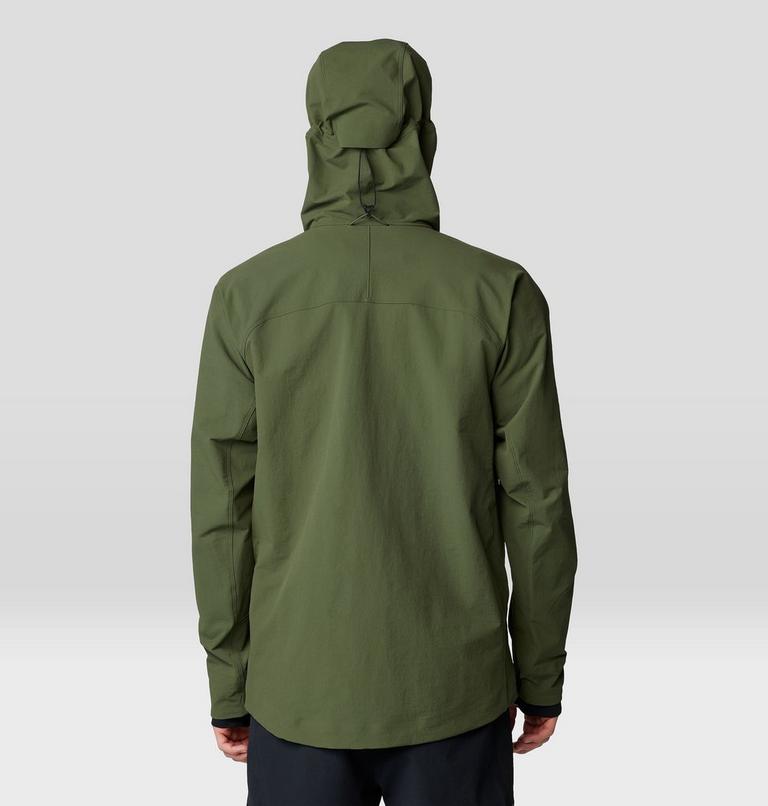 Men's Chockstone Alpine Hooded Jacket, Color: Surplus Green, image 2