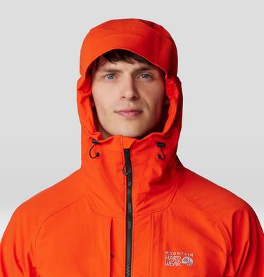 Men's Chockstone Alpine Hooded Jacket, Color: State Orange, image 4