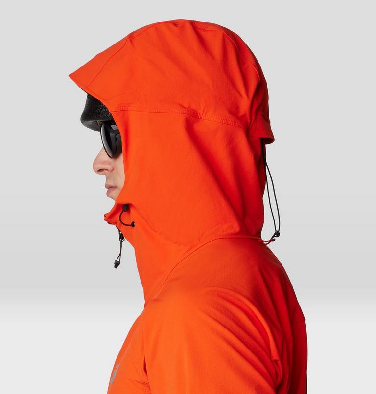 Men's Chockstone Alpine Hooded Jacket, Color: State Orange, image 6