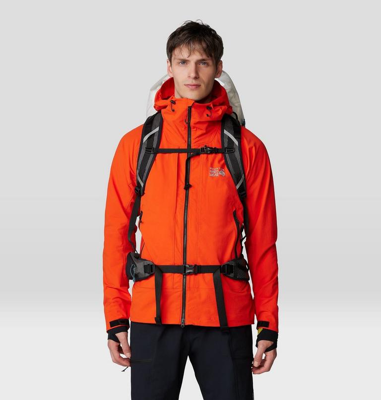 Men's Chockstone Alpine Hooded Jacket, Color: State Orange, image 9