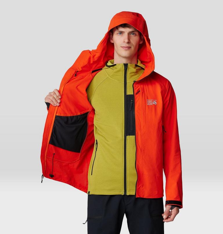 Men's Chockstone Alpine Hooded Jacket, Color: State Orange, image 10