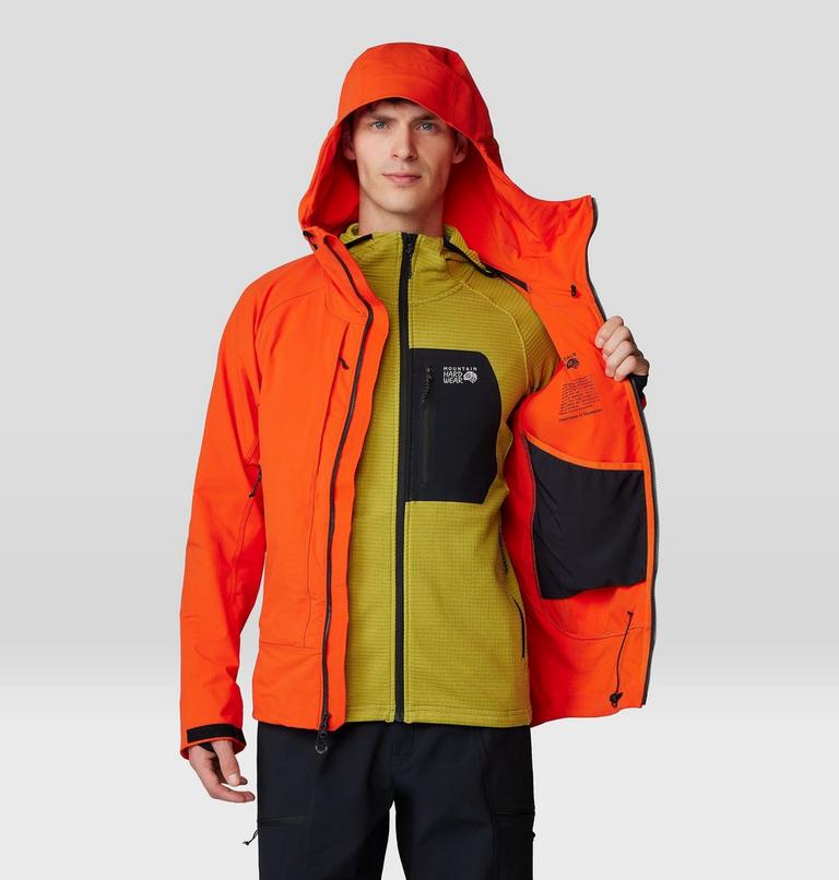 Men's Chockstone Alpine Hooded Jacket, Color: State Orange, image 11