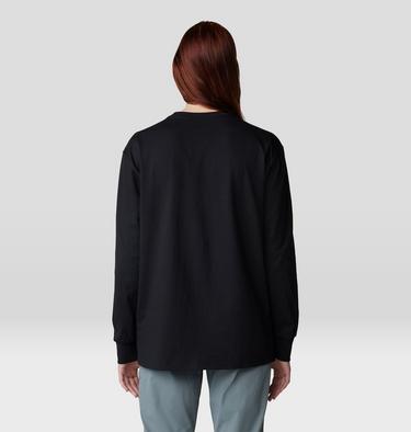 Women's Tie Dye Earth Boxy Long Sleeve, Color: Black, image 10