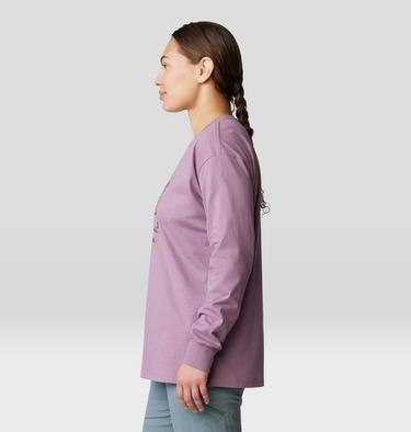 Women's Tie Dye Earth Boxy Long Sleeve, Color: Dark Daze, image 3