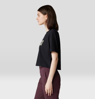 Women's Logo Plus Boxy crop, Color: Black, image 11