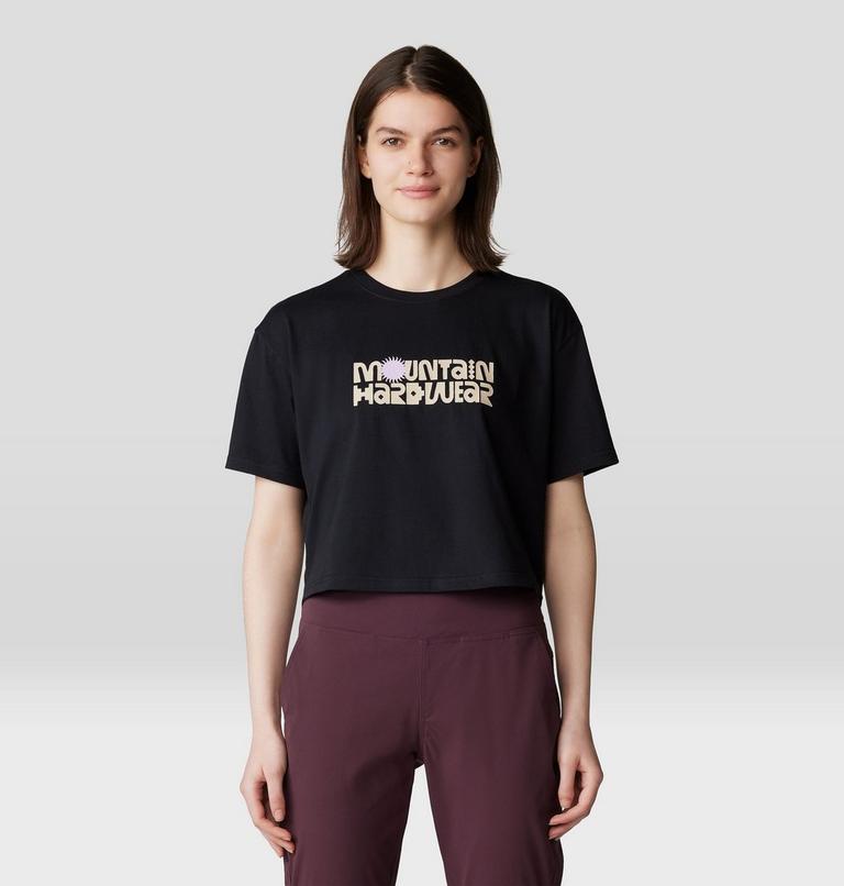 Women's Logo Plus Boxy crop, Color: Black, image 5