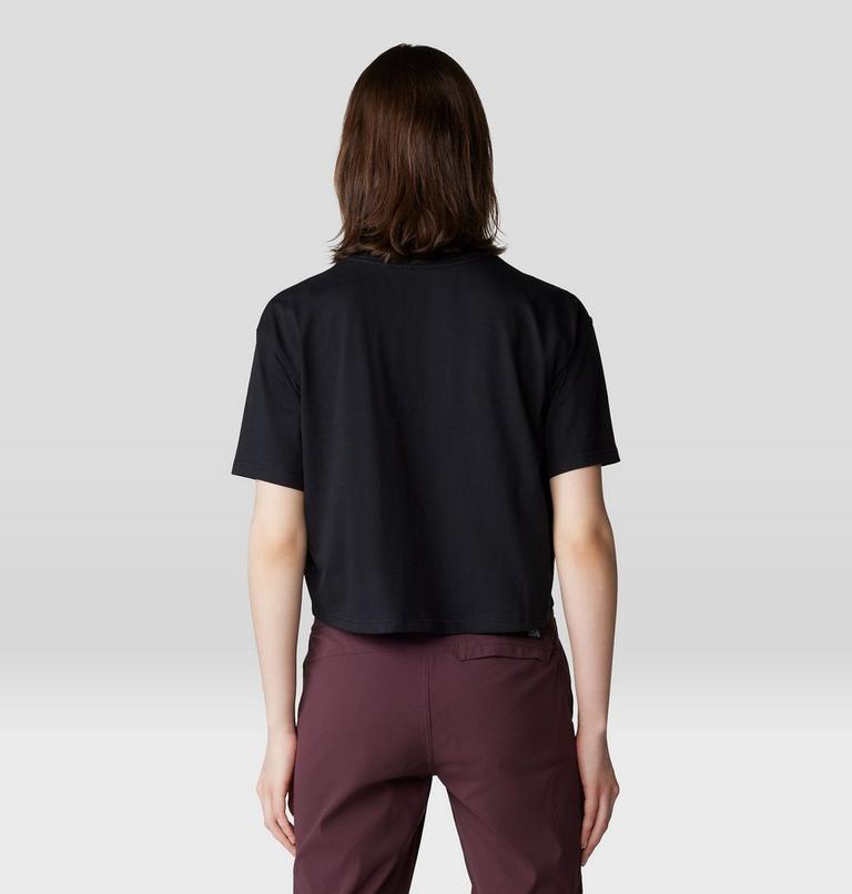 Women's Logo Plus Boxy crop, Color: Black, image 2